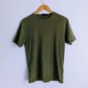 Club Monaco Men's Casual Army Green T Shirt Size M